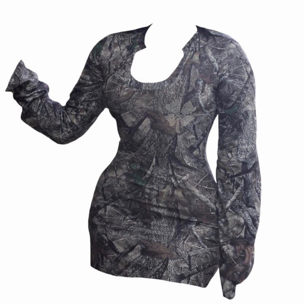 Filthy wealth camo dress